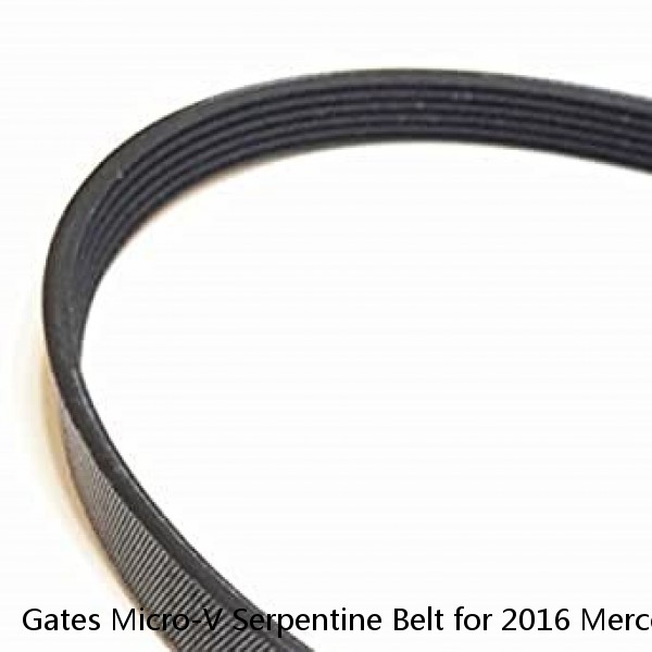 Gates Micro-V Serpentine Belt for 2016 Mercedes-Benz GLE300d 2.1L L4 vs