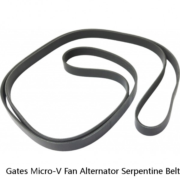 Gates Micro-V Fan Alternator Serpentine Belt for 1989-1991 GMC P3500 3.9L L4 vs