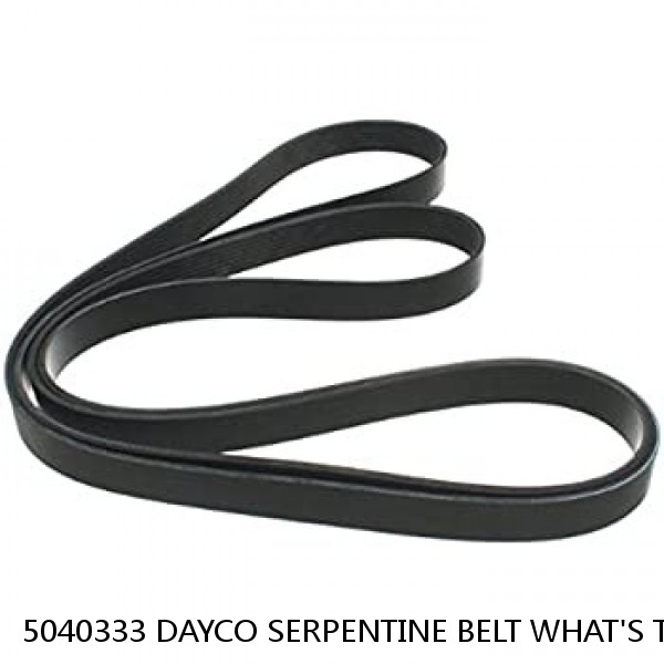 5040333 DAYCO SERPENTINE BELT WHAT'S THE BEST PRICE ON BELTS
