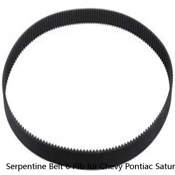 Serpentine Belt 6 Rib for Chevy Pontiac Saturn V6 3.5L 3.9L Impala Malibu G6 Vue