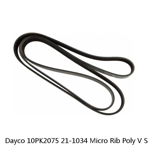 Dayco 10PK2075 21-1034 Micro Rib Poly V Serpentine Belt #1 small image