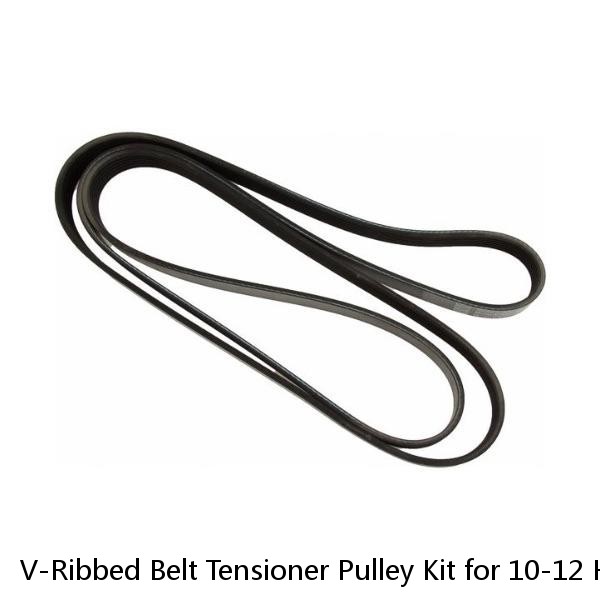 V-Ribbed Belt Tensioner Pulley Kit for 10-12 Hyundai Santa Fe Kia Sorento 2.4L #1 small image