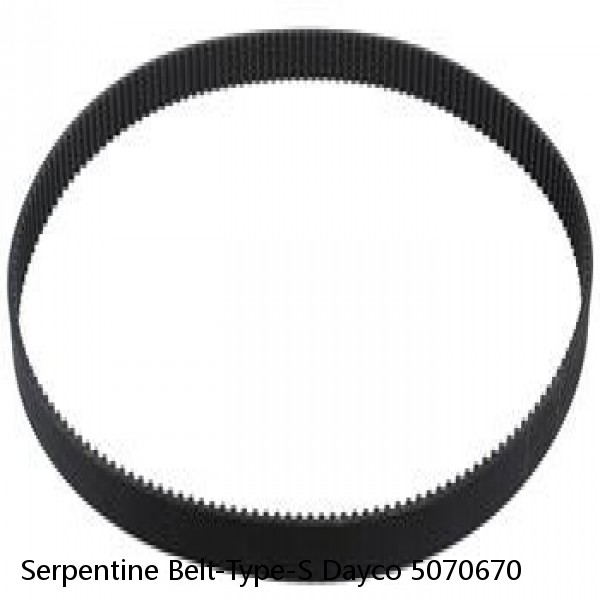 Serpentine Belt-Type-S Dayco 5070670 #1 small image