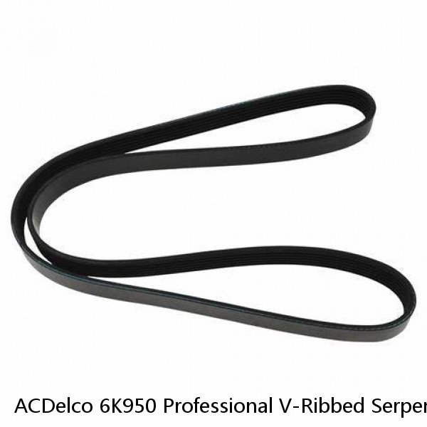 ACDelco 6K950 Professional V-Ribbed Serpentine Belt (Fits: Audi) #1 small image