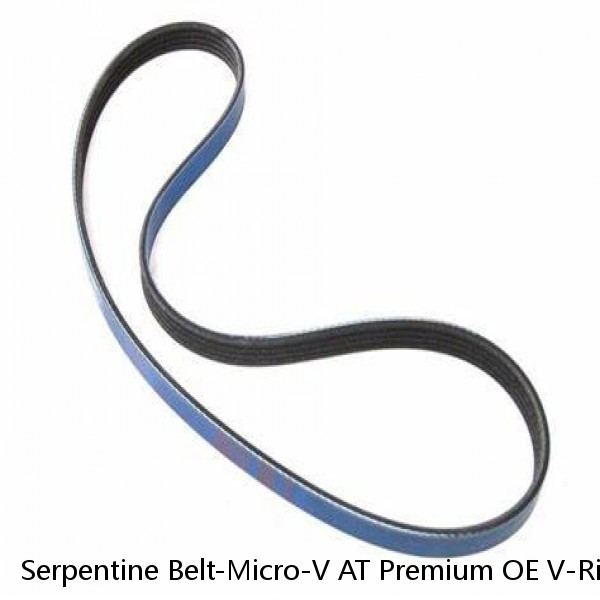 Serpentine Belt-Micro-V AT Premium OE V-Ribbed Belt Gates K050435 Green Stripe (Fits: Audi)