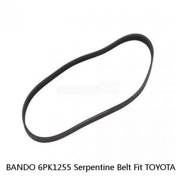 BANDO 6PK1255 Serpentine Belt Fit TOYOTA CAMRY 12-17 RAV4 09-17 SCION TC 11-16++ (Fits: Toyota)