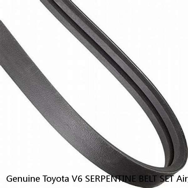 Genuine Toyota V6 SERPENTINE BELT SET Air/Steering/Alternator (Fits: Toyota) #1 small image