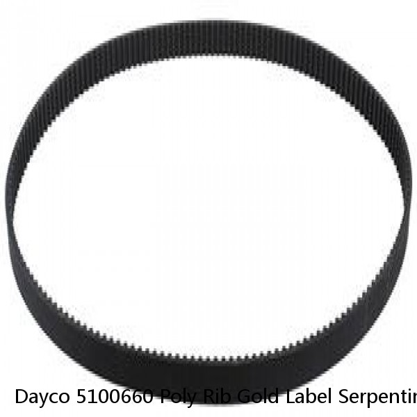 Dayco 5100660 Poly Rib Gold Label Serpentine Belt 10PK1675 (66" 10-Rib) #1 image
