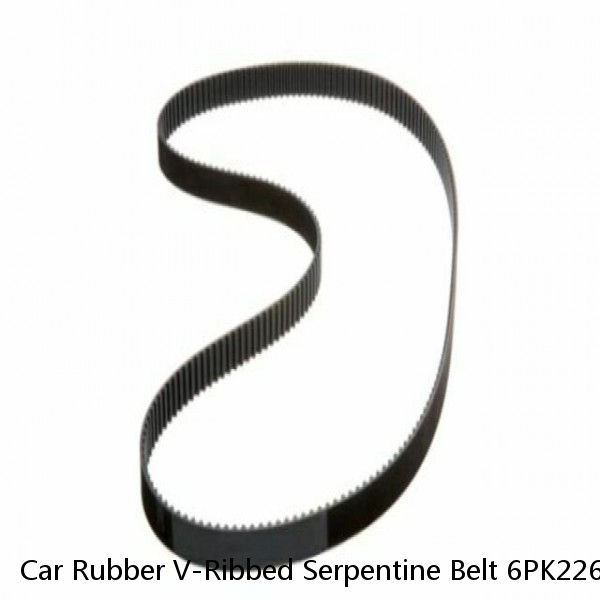 Car Rubber V-Ribbed Serpentine Belt 6PK2260 0019938696 for Porsche 911 2004-2005 (Fits: Audi) #1 image