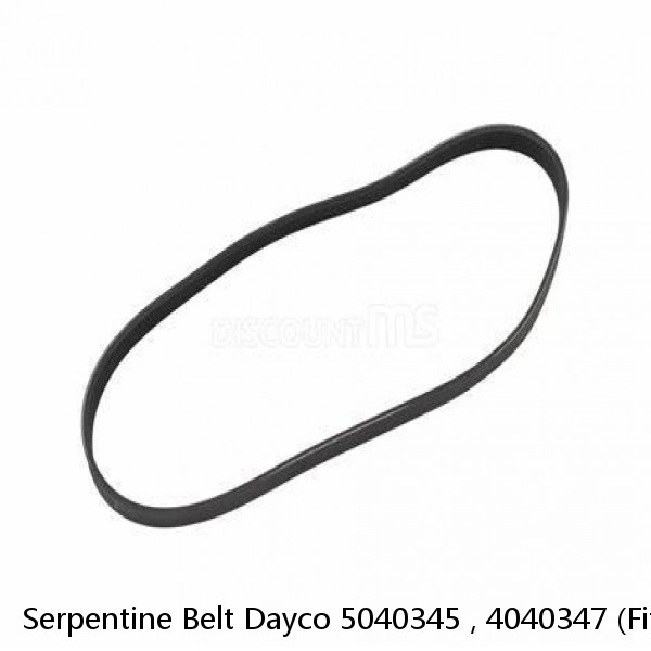 Serpentine Belt Dayco 5040345 , 4040347 (Fits: Toyota) #1 image