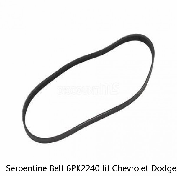 Serpentine Belt 6PK2240 fit Chevrolet Dodge Ford GMC Jeep Mazda Toyota 2.0L-5.7L (Fits: Toyota) #1 image