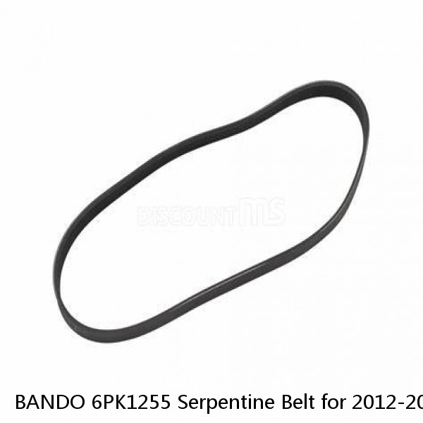 BANDO 6PK1255 Serpentine Belt for 2012-2017 Toyota Camry and 2009-2017 Rav4 (Fits: Toyota) #1 image